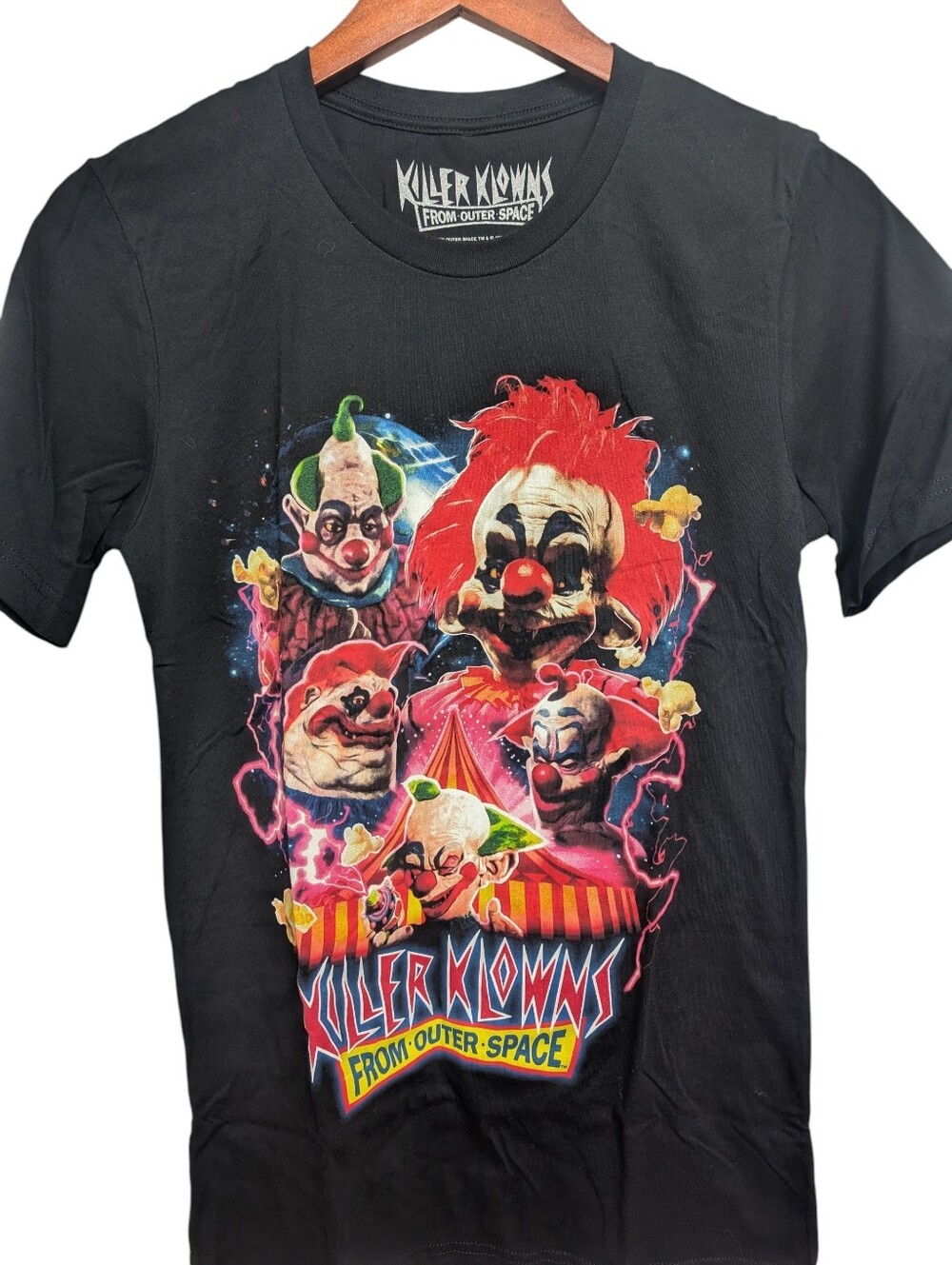 Killer Klowns From Outer Space Black Graphic Men's T-shirt Size S